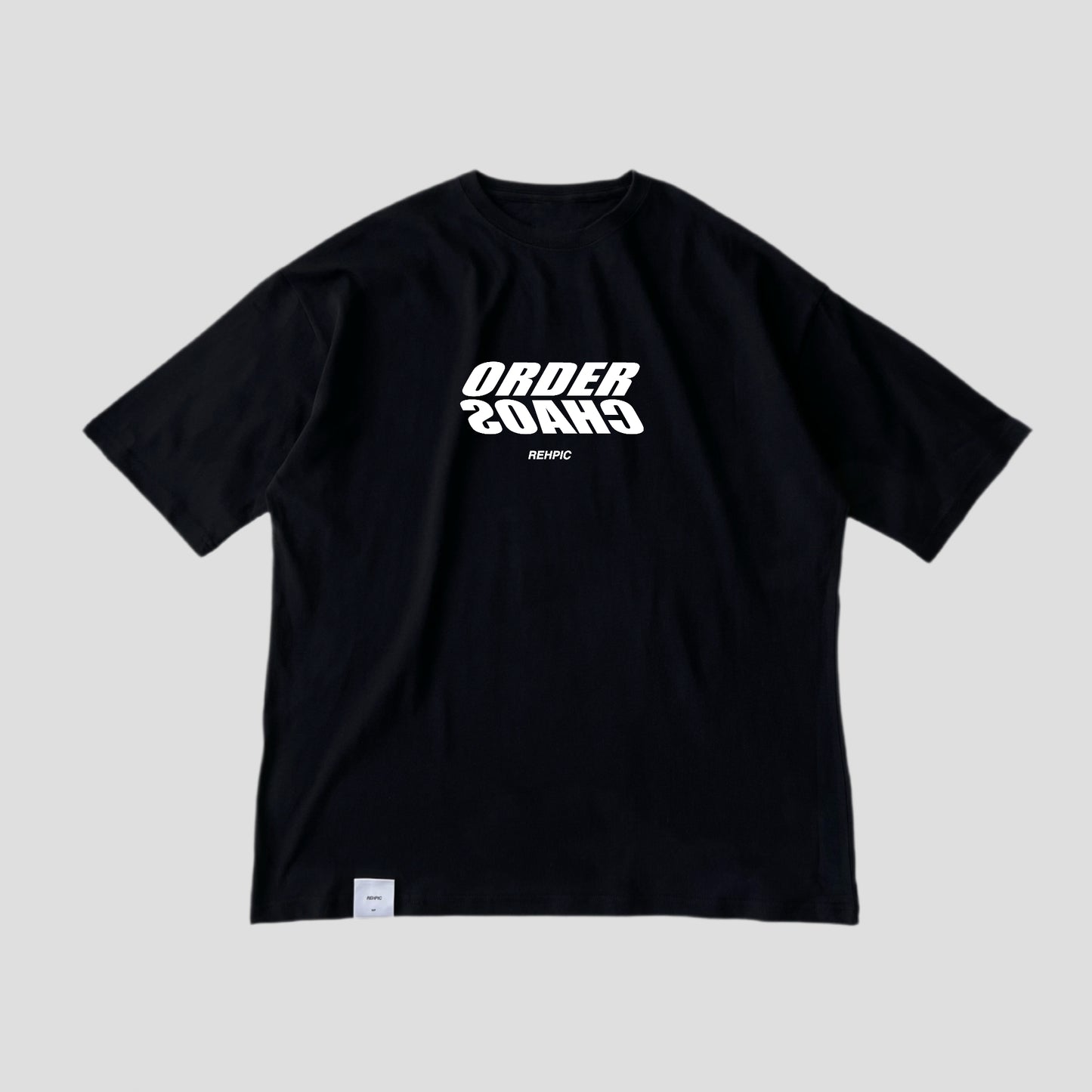 23FW OVERSIZE TEE black