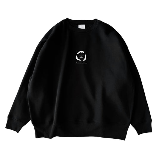 25FW OVERSIZE SWEAT blk