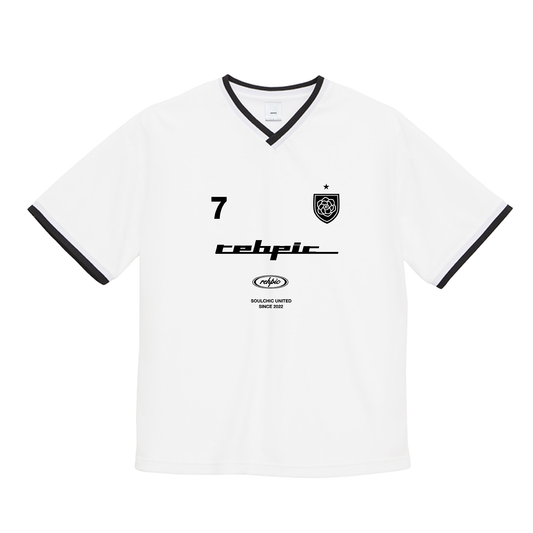 26SS SOULCHIC UNITED Dry Athletic Line-Rib TEE wht