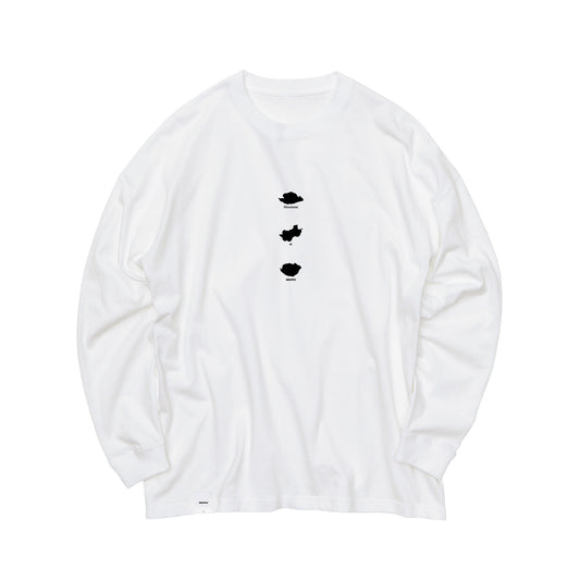 25FW UNISEX LONG SLEEVE T-SHIRT wht