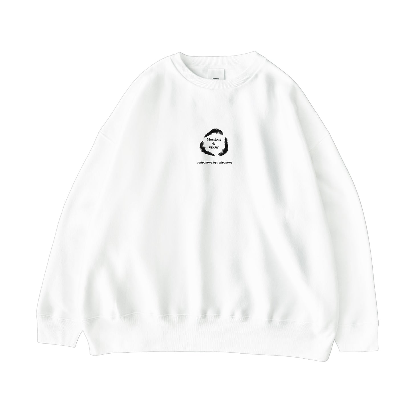 25FW OVERSIZE SWEAT wht