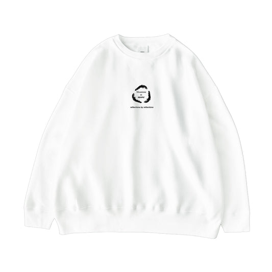 25FW OVERSIZE SWEAT wht