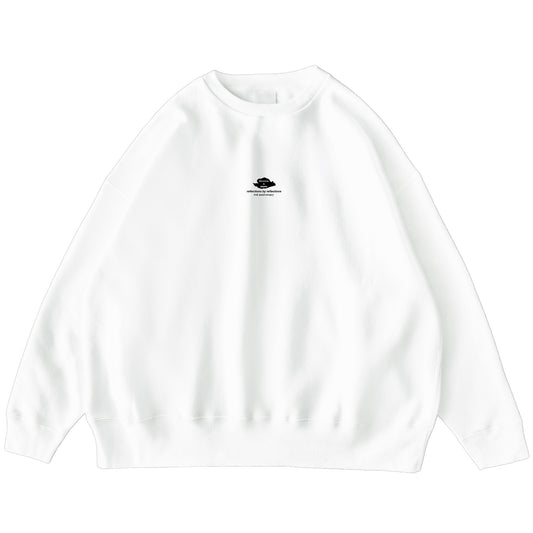 25FW OVERSIZE SWEAT wht